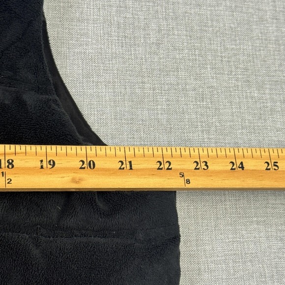 Eddie Bauer Puffer Down Vest Womens XL Black Insulated Lined Full Zip Pockets - Picture 5 of 9